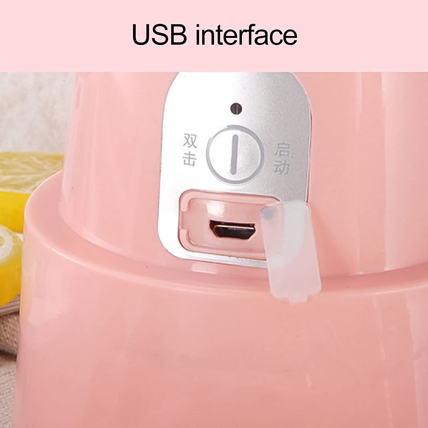 Foldable Electric Juicer Portable Blender Stainless Steel 6 Blades (500 Ml) Foldable Electric Juicer Portable Blender Stainless Steel 6 Blades (500 Ml)